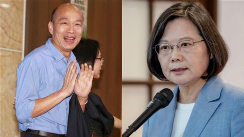 蔡英文大勝！民調六都均贏過韓國瑜