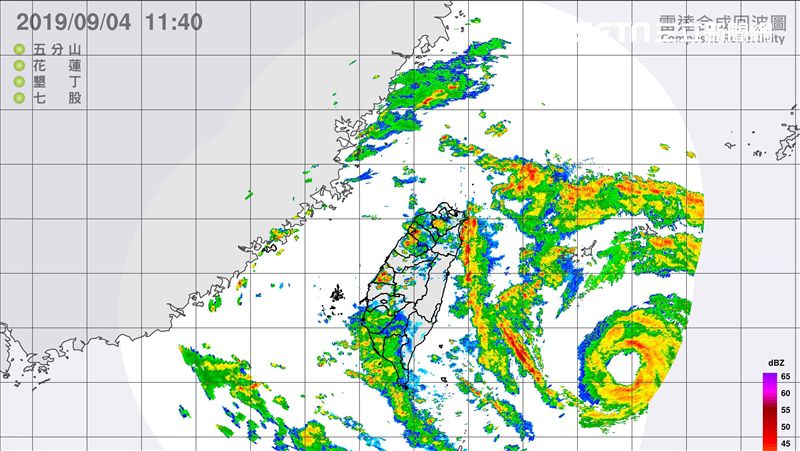 中颱玲玲發威！這13縣市慎防豪大雨