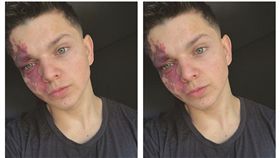 胎記男孩求P圖同色臉　高手暖回：獨特無須隱藏！網友讚爆（圖／翻攝自James Fridman臉書）