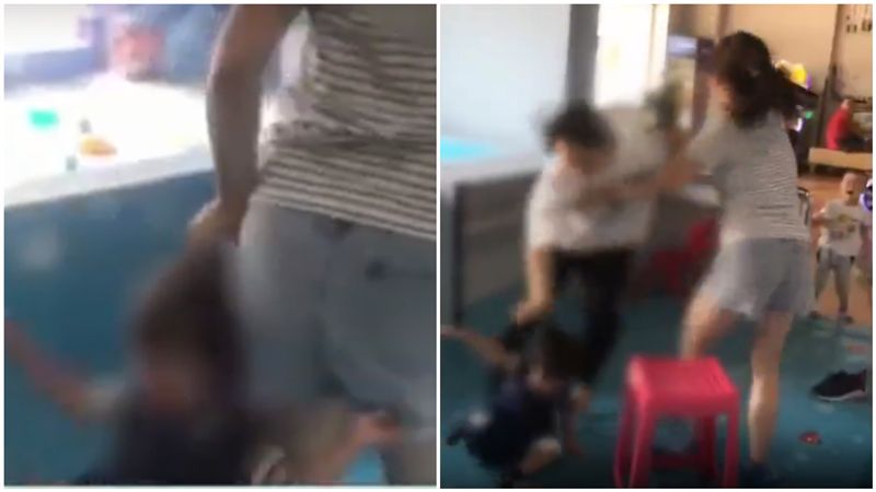 兒子玩具搶輸人家！媽扯女童髮硬拖行