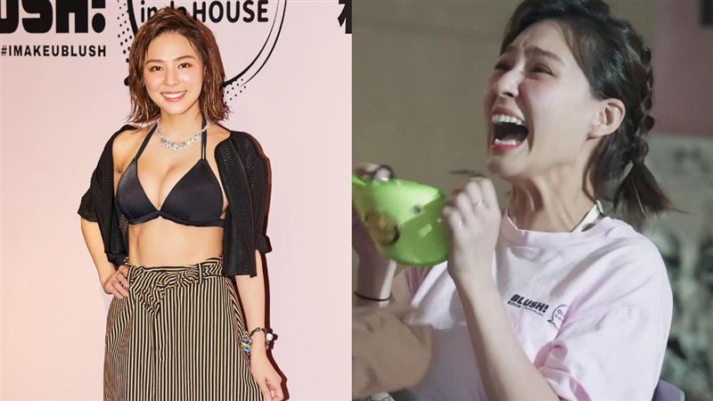 美胸女神遭「假綁架」百隻蟑螂嚇仆街