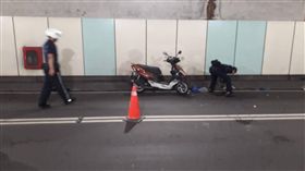 台北,林森南路,地下道,車禍（圖／翻攝畫面）