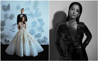 林珈安產後瘦五公斤！為爸爸趕拍婚紗