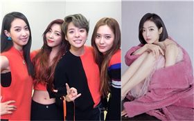  f(x),宋茜,Amber,Luna,Krystal（圖／翻攝自f(x)官方臉書、微博）