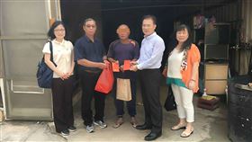 澎湖分會,更生人,訪視,黃謀信,感激(圖/更生澎湖分會提供)中央社