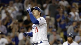 ▲洛杉磯道奇強打Joc Pederson連續6打數擊出長打太驚人。（圖／美聯社／達志影像）