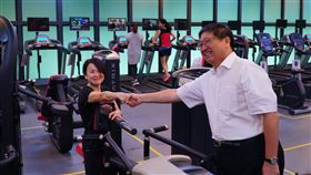 新竹縣,竹北國民運動中心,是營運,楊文科,免費,體驗(圖/中央社)