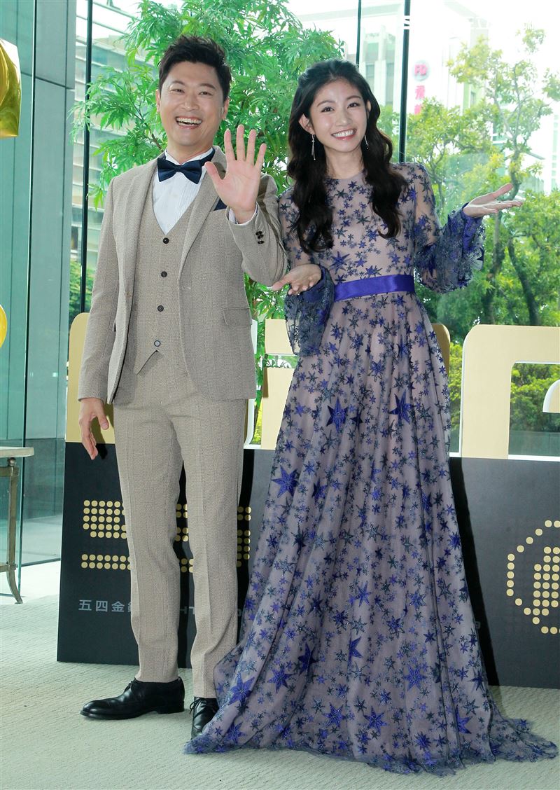 第54屆廣播金鐘獎主持人將由侯昌明連莊，搭配影視歌三棲的李千那。（記者邱榮吉/攝影）