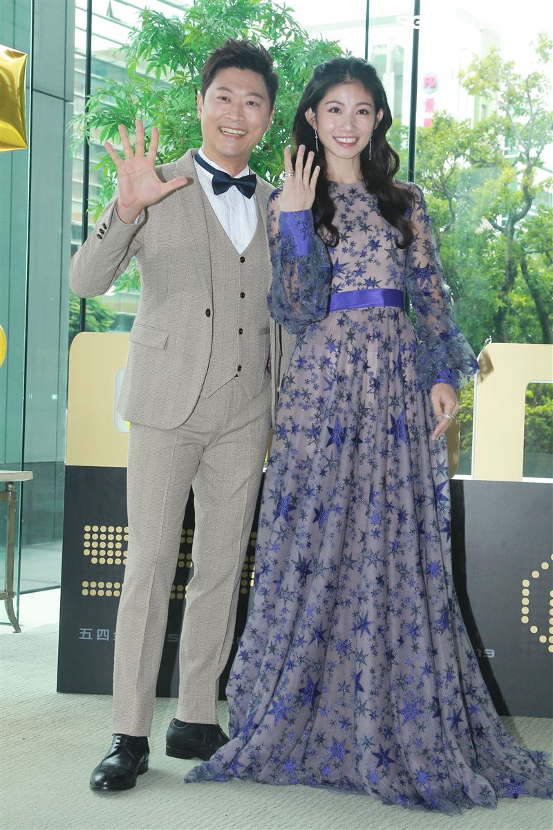 第54屆廣播金鐘獎主持人將由侯昌明連莊，搭配影視歌三棲的李千那。（記者邱榮吉/攝影）