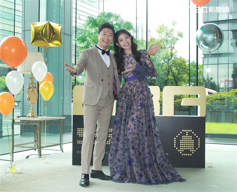 第54屆廣播金鐘獎主持人將由侯昌明連莊，搭配影視歌三棲的李千那。（記者邱榮吉/攝影）