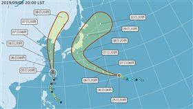 颱風,法西,玲玲,劍魚,吳德榮　圖／翻攝自中央氣象局