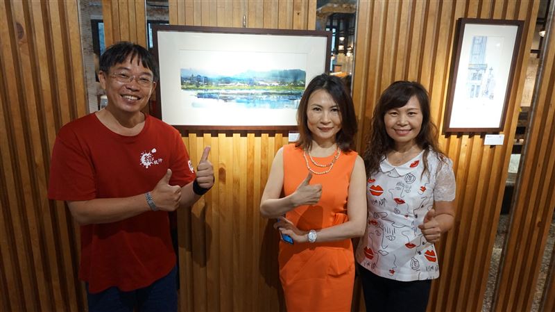 畫作再現風華　盼吸引遊客走訪旅遊！