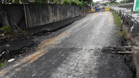 彰化市,大埔截水溝,塌陷,搶險,整修(圖/中央社)