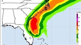 美國,颶風,多利安,強風豪雨,狂襲東岸(圖/截圖至推特)