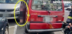 中和,停車場,夾住,車禍,