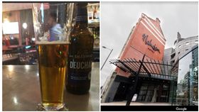 英國曼徹斯特馬爾馬遜酒店（Manchester，Malmaison）, 一名澳洲記者不幸在這買了大約212台幣的啤酒。（組合圖／翻攝自Google、推特)