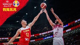 世界籃球世界杯，中國男籃隊不敵委內瑞拉，59比72淘汰出局，無緣晉級16強。（圖／翻攝自世界盃官方微博）