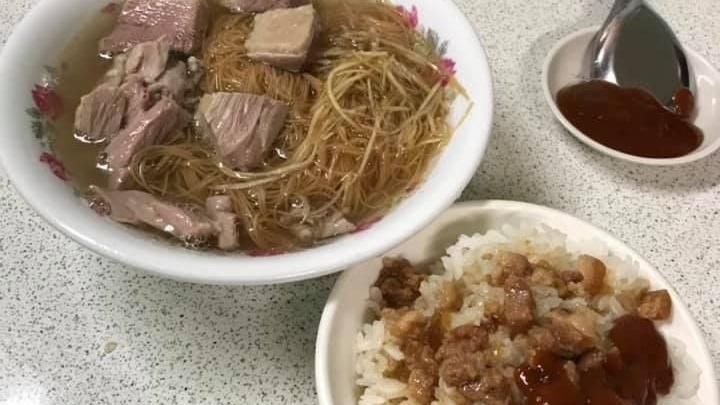 50元鴨肉麵線+魯肉飯　網神出店家