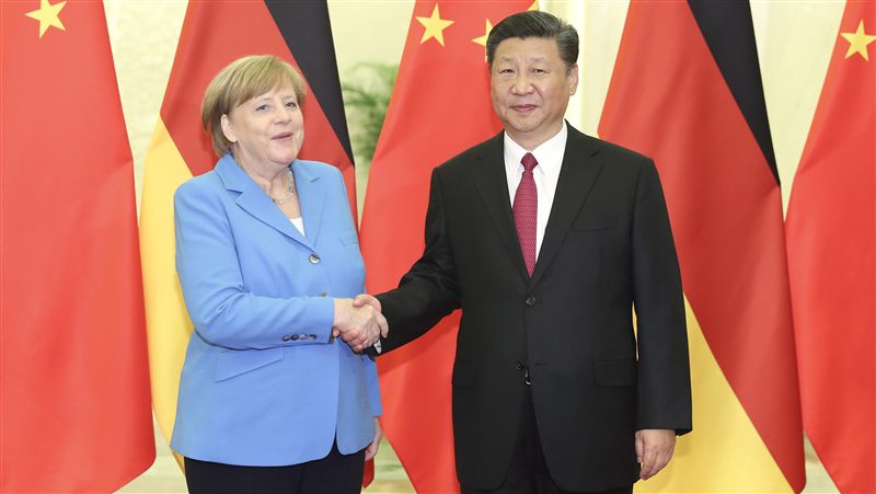 習大見梅克爾！稱中擴大開放說到做到