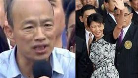 韓國瑜 周美青 （組合圖／翻攝自臉書、資料照）