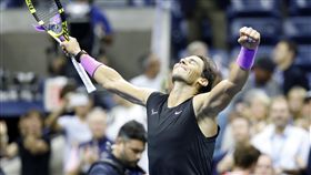 ▲納達爾（Rafael Nadal）闖進美網男單決賽，力拚生涯第19座大滿貫冠軍。（圖／達志影像）