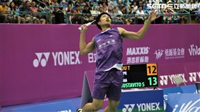 ▲周天成晉級台北公開賽男單冠軍戰。（圖／記者劉家維攝影）