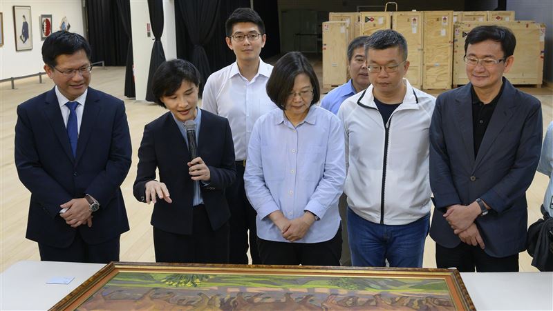 順天美術館捐館藏　總統肯定許鴻源