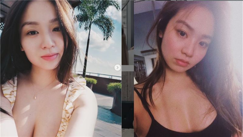 鄰家女孩大解放！深U背心溢出北半球
