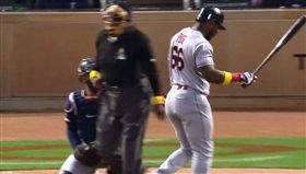 ▲普伊格打擊出去，卻沒跑壘。（圖／取自美國職棒官網）