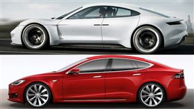 ▲特斯拉Model S、保時捷Taycan（圖／翻攝網路）