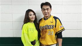 田馥甄賽後貼出和彭政閔的合照。（圖／翻攝自田馥甄臉書）