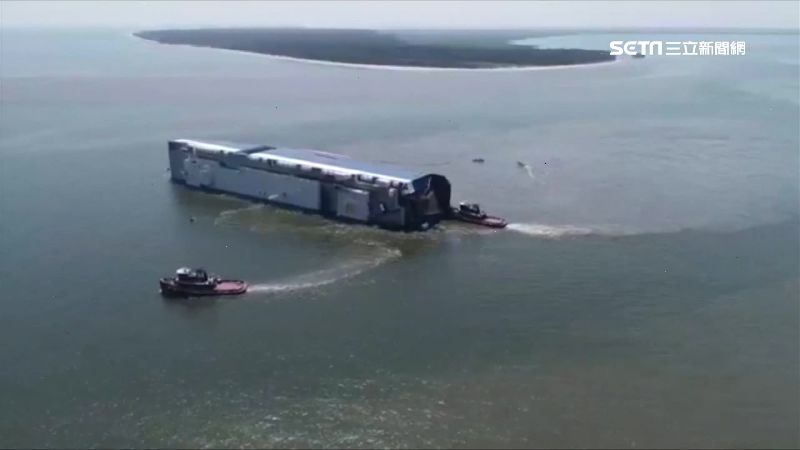 台貨輪遭中砂石船擊沉！船員墜海