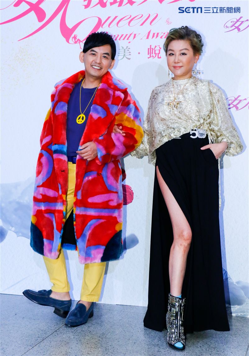 女人最大賞，黃子佼、藍心湄。(圖/記者林聖凱攝影)
