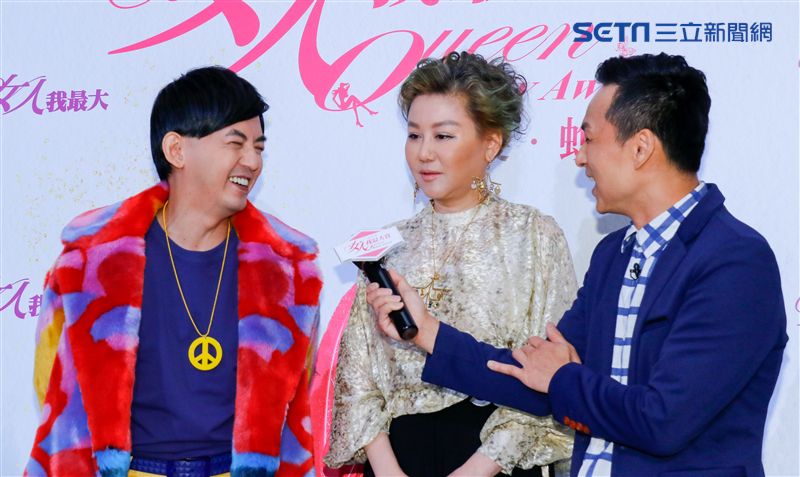 女人最大賞，藍心湄、黃子佼。(圖/記者林聖凱攝影)