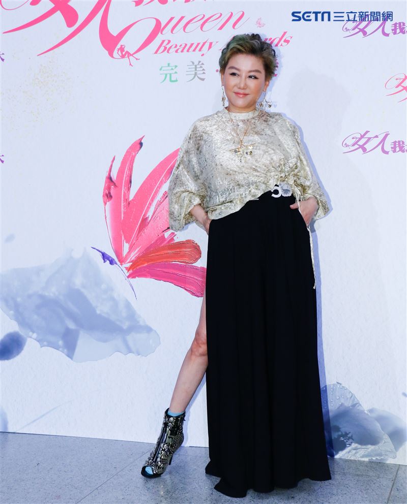 女人最大賞，藍心湄。(圖/記者林聖凱攝影)