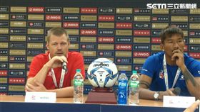 ▲尼泊爾總教練Johan Kalin與隊長Kiran kumar limbu。（圖／記者林辰彥攝影）