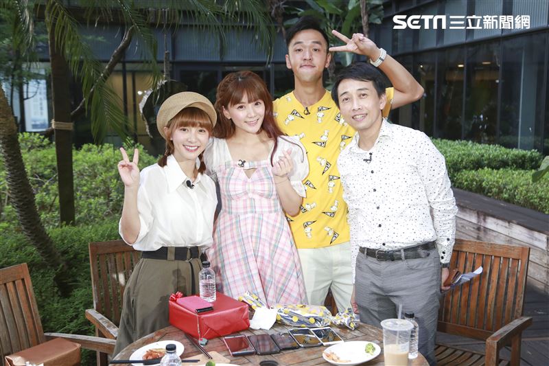 溫妮、解婕翎、香蕉安安大明星。（圖／記者林士傑攝影）