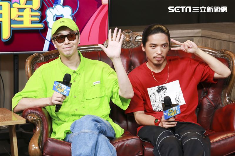 金鐘超強視覺設計總監廖人帥、平面視覺吳建龍安安大明星。（圖／記者林士傑攝影）