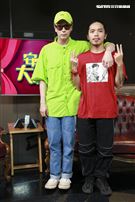 金鐘超強視覺設計總監廖人帥、平面視覺吳建龍安安大明星。（圖／記者林士傑攝影）