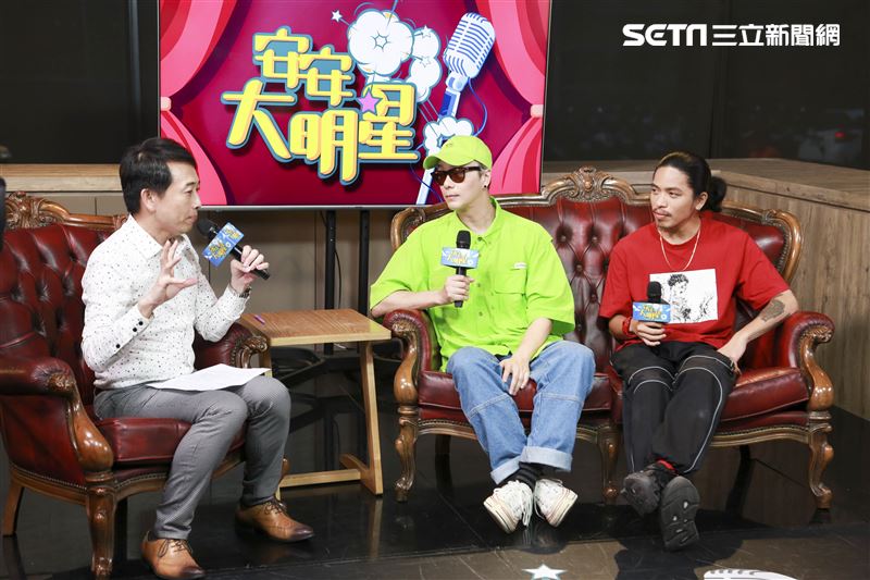 金鐘超強視覺設計總監廖人帥、平面視覺吳建龍安安大明星。（圖／記者林士傑攝影）