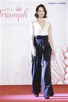 孟耿如火辣現身擔任品牌大使秀出深V事業線。（圖／記者林士傑攝影）