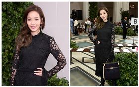 侯佩岑出席Tory Burch紐約時裝周。（Tory Burch提供）
