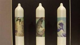 日本,保險套,浮世繪。(圖/翻攝自推特)