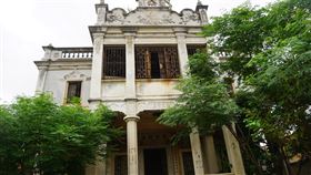 金門縣定古蹟張文帝洋樓修復啟動（1）金門縣文化局和文化部文資局攜手展開沙美張文帝洋樓修繕暨活化工程，10月將發包，預定110年12月完工。中央社記者黃慧敏攝　108年9月10日