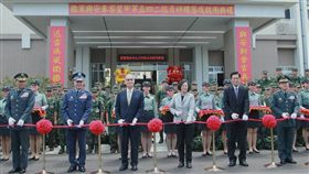總統蔡英文湖口裝甲542旅月祥樓啟用剪綵／記者邱榮吉攝影