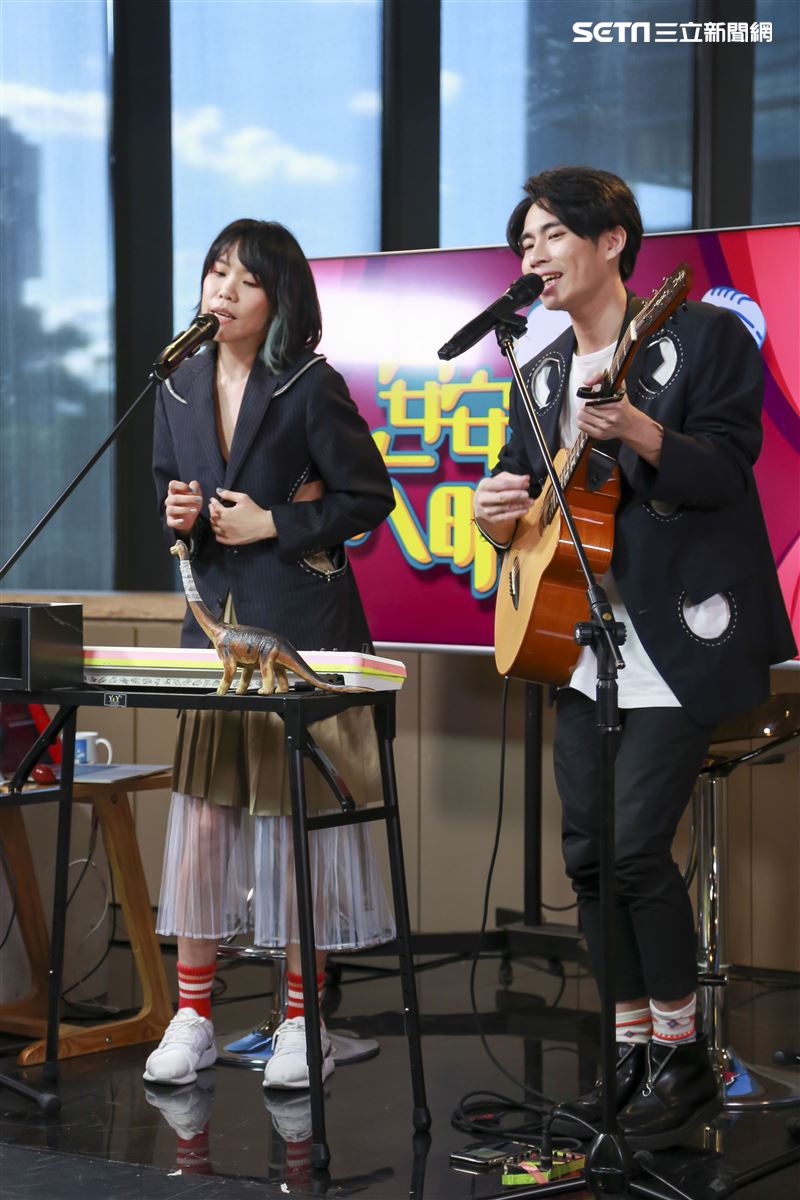 脆樂團安安大明星。（圖／記者林士傑攝影）