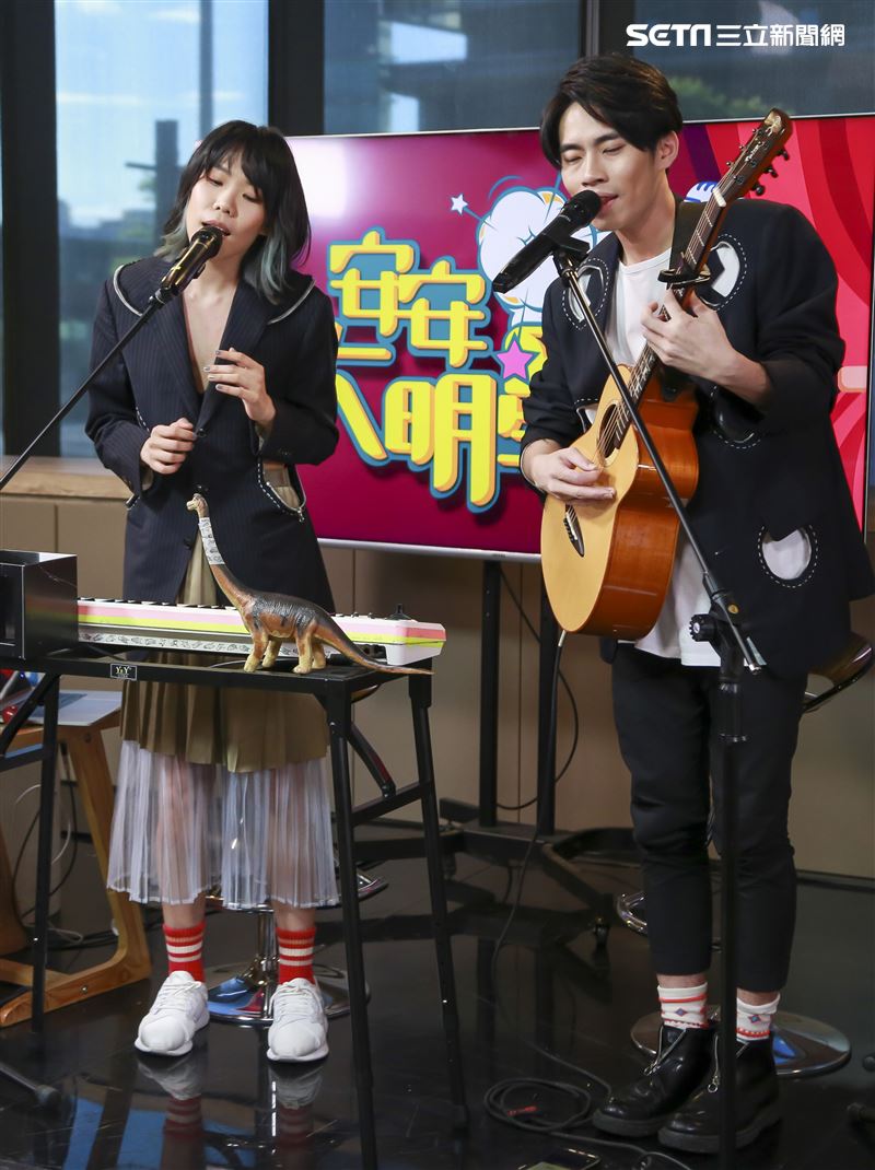 脆樂團安安大明星。（圖／記者林士傑攝影）