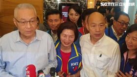 吳敦義、韓國瑜（記者黎冠志攝影）