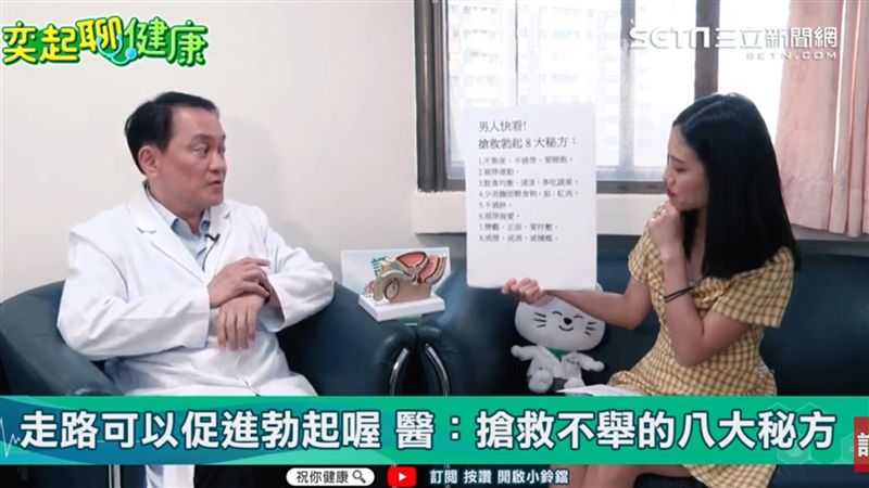 男人福音！名醫邱文祥說走路促進勃起