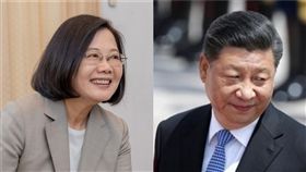 蔡英文、習近平（組合圖／翻攝臉書、推特）
